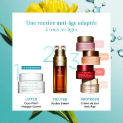 Clarins Cryo-Flash Masque-Crème Effet Lift Immédiat, Fermeté & éclat 12 Clarins Cryo-Flash Masque-Crème Effet Lift Immédiat, Fermeté & éclat -Kapao Magasin cryo flash 5