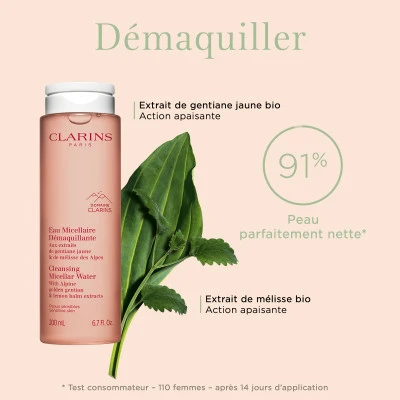 Clarins Eau Micellaire Démaquillante - Peaux Sensibles Démaquillant 4 Clarins Eau Micellaire Démaquillante - Peaux Sensibles Démaquillant – Image 4