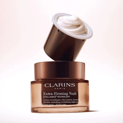 Clarins Extra-Firming Nuit Peaux Sèches Crème Fermeté Anti-âge 11 Clarins Extra-Firming Nuit Peaux Sèches Crème Fermeté Anti-âge – Image 11