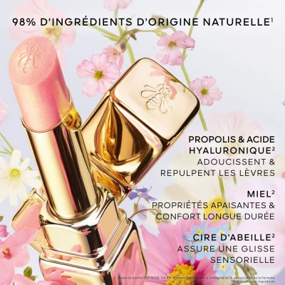 Guerlain KissKiss Bee Glow Baume Teinté Infusé De Miel 98% D'origine Naturelle 7 Guerlain KissKiss Bee Glow Baume Teinté Infusé De Miel 98% D'origine Naturelle – Image 7