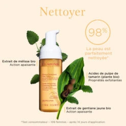 Clarins Mousse Nettoyante Peau Neuve Nettoyant Maquillage 8 Clarins Mousse Nettoyante Peau Neuve Nettoyant Maquillage -Kapao Magasin mousse nettoyante peau neuve demaquillant 3