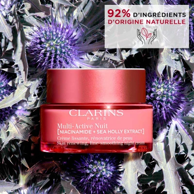 Clarins Multi-Active Nuit Crème Lissante, Rénovatrice De Peau – Toutes Peaux 3 Clarins Multi-Active Nuit Crème Lissante, Rénovatrice De Peau – Toutes Peaux – Image 3