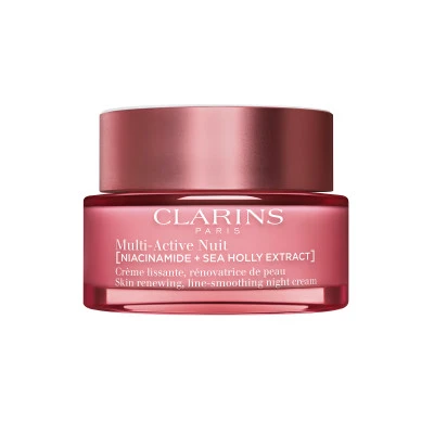 Clarins Multi-Active Nuit Crème Lissante, Rénovatrice De Peau – Peaux Sèches 1 Clarins Multi-Active Nuit Crème Lissante, Rénovatrice De Peau – Peaux Sèches