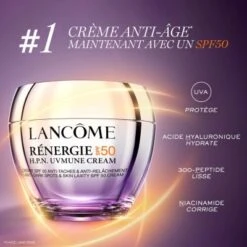 Lancome Rénergie H.P.N. UVMUNE Crème Anti-âge Avec SPF 28 Lancome Rénergie H.P.N. UVMUNE Crème Anti-âge Avec SPF -Kapao Magasin renergie hpn uvmune creme anti age avec spf 12