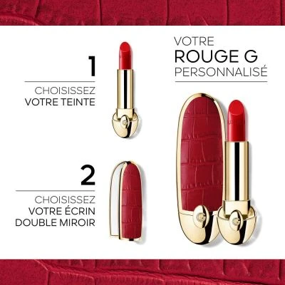 Guerlain Rouge G, L'écrin Bijou Double Miroir Le Rouge à Lèvres Soin Personnalisable 17 Guerlain Rouge G, L'écrin Bijou Double Miroir Le Rouge à Lèvres Soin Personnalisable – Image 17